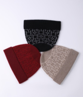 Ensemble écharpe et bonnet en laine et cachemire de haute qualité, idéal pour se tenir au chaud en hiver