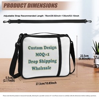 Sac de Bible à sangle réglable imprimé à la demande, motifs polynésiens personnalisés, housses de Bible par sublimation, sac multifonctionnel de protection