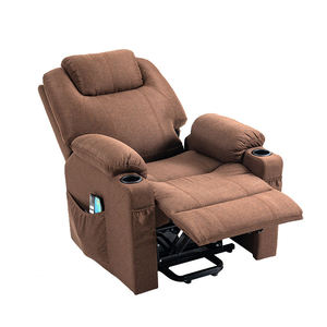 Fauteuil inclinable moderne en PU <span class=keywords><strong>noir</strong></span> avec fonction de massage pour la maison, le bureau, le salon, la chambre ou l'atelier - Product Image 5