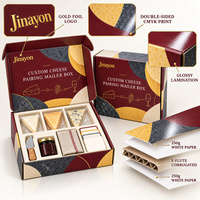 Boîte d'expédition personnalisée pour l'accordage des fromages, en carton ondulé, pour coffrets cadeaux alimentaires