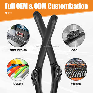 Essuie-glaces de pare-brise à vente chaude, fabricants de lames d'essuie-glaces en caoutchouc naturel de toutes tailles, pièces automobiles, essuie-glaces automobiles - Product Image 2