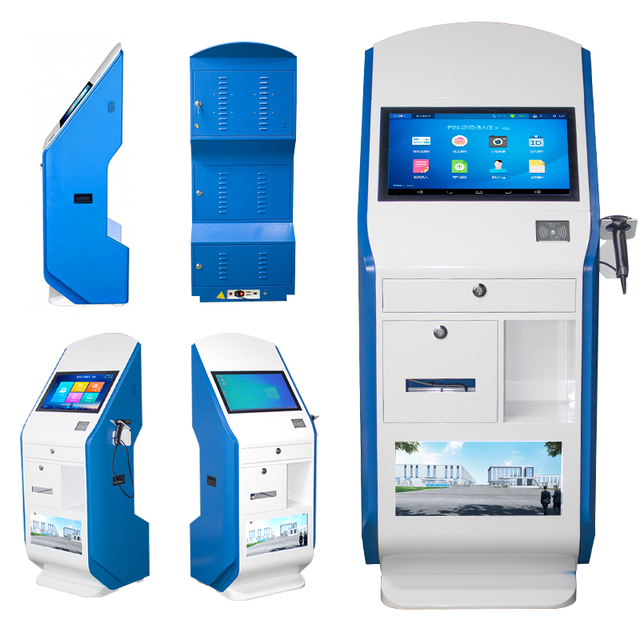 Multi-functions Free Standing Custom Touch Screen Card Printing Deposit Machine Pos Withdrawal Accepting Cash Atm Bank Machine