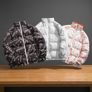 Veste d'hiver en duvet rembourrée unisexe personnalisée Premium Comfort - Product Image 3