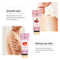 Crème hydratante pour le corps à la fragrance de fruits biologiques en gros sur mesure, OEM, crème éclaircissante pour le corps Victoria Secret