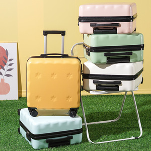 Trolley Case Boarding Universal Wheel <strong>Suitcase</strong> 18 Inch <strong>Light</strong> <strong>Weight</strong> With Makeup Cause Travel Luggage Mini <strong>Suitcase</strong> Luggage - Product Image 2