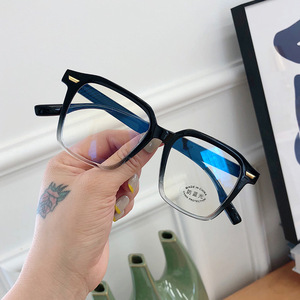 Monture de lunettes rectangulaire anti-lumière bleue Tr90, verres noirs, pour hommes et femmes, lunettes de performance P2 8863 - Product Image 5