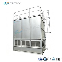 Tour de refroidissement à circuit fermé, écologique, durable, à vibration et à réduction de bruit, pour l'industrie des injecteurs