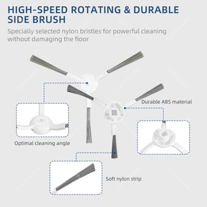 Compatible avec Xiao <span class=keywords><strong>Mi</strong></span> Mijia Omni <span class=keywords><strong>Robot</strong></span> X10+ Dreame S10 Pro Brosse rotative Brosse latérale Filtre HEPA Chiffon de nettoyage Sac à poussière - Product Image 3