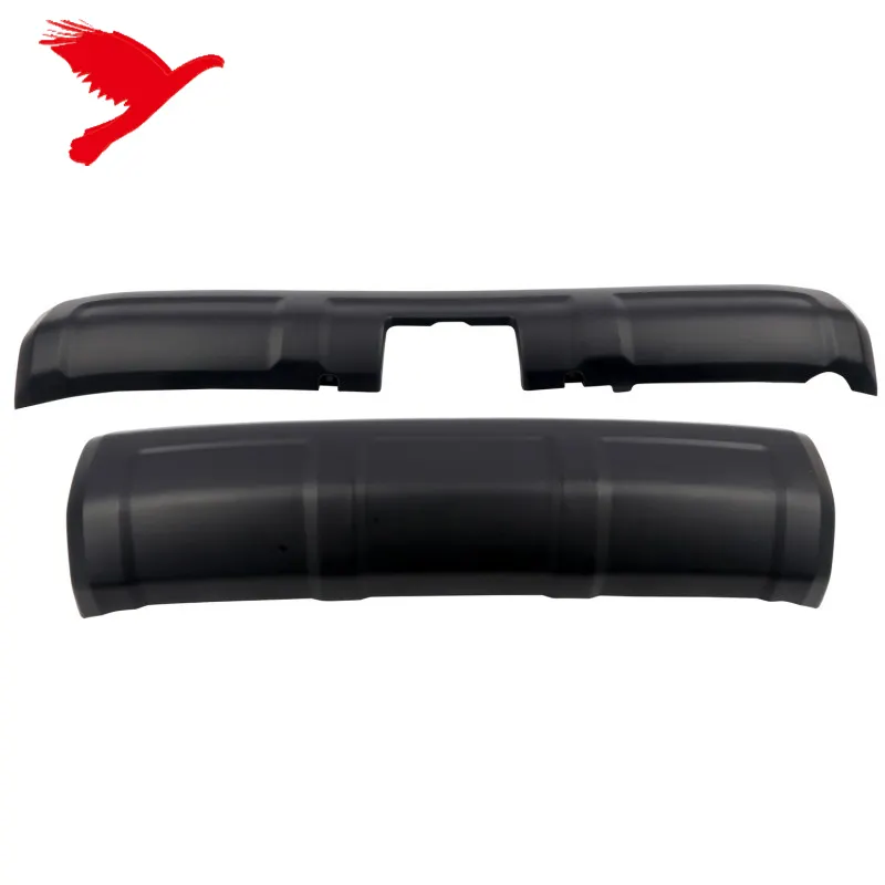 Black Front Rear Bottom Lower Valence Bumper Guard Plate Protector Cover Replacements For Toyota 4Runner 2014-2023