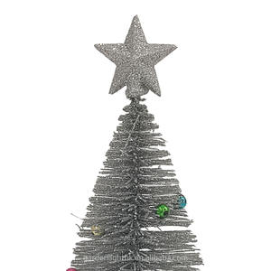 Décoration de Noël artificielle argentée, mini arbre de table, haute qualité, écologique, pour la maison, la chambre, le bureau, l'hôtel, les fêtes - Product Image 3