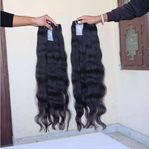 Factory Indian Temple Paquete de extensiones de cabello humano Proveedores de cabello crudo Cabello humano virgen natural sin procesar - Product Image 2