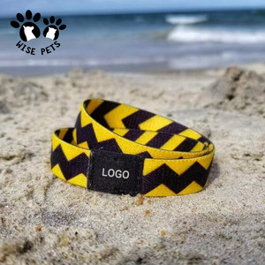 Pulseras elásticas <span class=keywords><strong>de</strong></span> tela baratas personalizadas ecológicas, muñequeras elásticas para eventos, muñequeras elásticas <span class=keywords><strong>de</strong></span> poliéster por sublimación - Product Image 1
