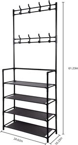 Estante de almacenamiento <span class=keywords><strong>para</strong></span> zapatos, Zapatero 3 en 1 <span class=keywords><strong>para</strong></span> entrada, salón, árbol - Product Image 6