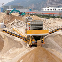Máquina de cribado sobre orugas para todo terreno, cribadora móvil sin necesidad de base, equipo de reciclaje de escombros de construcción