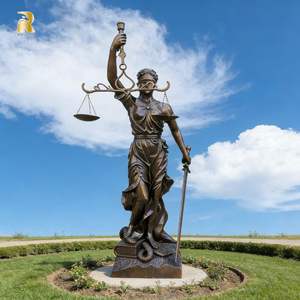 Estatua de la Justicia de Bronce de Tamaño Real RELONG, Diseño Clásico, Personalizable, para Jardín o Parque al Aire Libre - Product Image 1
