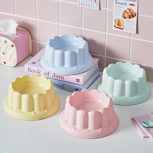 Bol pour animaux de compagnie anti-renversement, forme arrondie, pour chats et chiens, avec protection du cou - Product Image 1