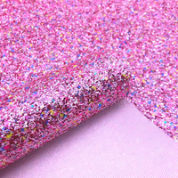 Tissu vinyle PU à paillettes, coques de haute qualité, en paillettes pour enfants, artisanat à nœuds pour Notebook