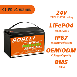 Derin Deşarjlı Lityum Pil 12V 24V 10Ah 20Ah 25Ah 30Ah 50Ah Lifepo4 Pil Güneş Enerjisi Lityum Pil 24V 20Ah Lityum İyon Pil - Product Image 2