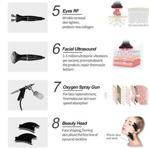 Máquina Facial 8 en 1 para el Cuidado de la Piel con Hidrodermoabrasión, Oxígeno y Agua - Product Image 5