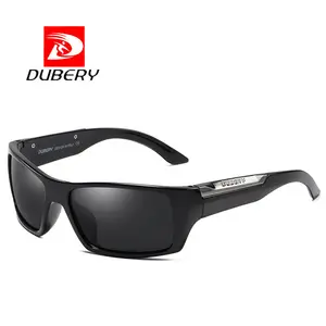 DUBERY D186 yüksek kalite klasik TAC polarize güneş gözlüğü erkekler bisiklet ile spor güneş gözlüğü erkek UV400 balıkçılık gözlük durumda