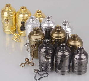 Cổ điển <span class=keywords><strong>E26</strong></span> giữ đèn với vít phong cách 250V Kim Loại Nhà ở phần vít-on đèn ổ cắm - Product Image 6