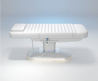 Table de massage électrique incurvée pour soins du visage, lit de massage portable, ensemble de mobilier de salon avec éponge haute densité et conception durable