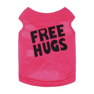 Evcil hayvanlar için yüksek kaliteli yaz Polyester t-şört kediler ve köpekler için mektup aşk baskı ile avrupa amerikan tarzı köpek giysileri - Product Image 4