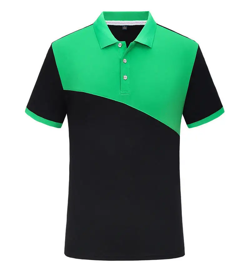Polo personalizzata di buona qualità di ultima progettazione ricamata stampa uniforme combinazione di colori da uomo Polo T Shirt