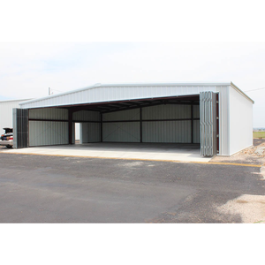 100m + Clear Span Aço Aircraft Hangar Sem colunas internas Vento Neve Carga resistente - Product Image 1