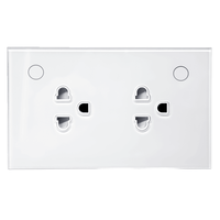 Enchufe de Pared Inteligente Universal para EE. UU. con Certificación ETL FCC, Control por Aplicación Tuya y Smart Life, Compatible con Alexa y Google Assistant, 15A 16A, Vidrio Templado