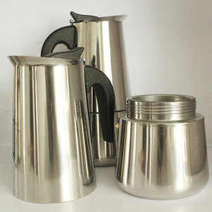 Cafetière en acier inoxydable Cafetière moka Bouilloire Cuisinière Espresso Make <span class=keywords><strong>Pot</strong></span> - Product Image 4