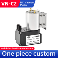 Pompe à vide à micro-diaphragme VN-C2 12V 24V DC 12L/min sans huile, mini-aspirateur électrique pour équipement médical et d'analyse de laboratoire