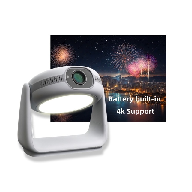 Battery Inbuilt Mini Portable  K1 Projector Android 11.0 Mini Portable LCD LED Travel Outdoor Camping Projectors