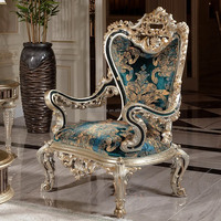 Ensemble canapé rétro français en bois massif sculpté style européen, meubles de villa personnalisés, éponge design traditionnel pour le salon
