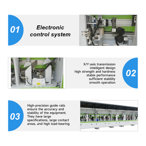 Máquina de Enchapado de Cantos JUNDE de 30KW, 13-16m/min, para Paneles de Aluminio y Madera, para Fabricación de Puertas, Gabinetes y Muebles - Product Image 4