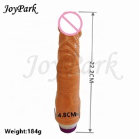 JoyPark Großhandel Bester Elektro-Vibrationsdildo mit Mehrfachgeschwindigkeit Männliches Sexspielzeug für Frauen Premium-Vibrator