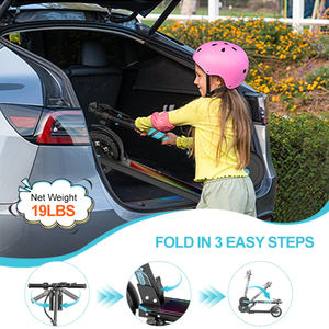 180W <span class=keywords><strong>24V</strong></span> Logo personnalisé Alliage d'aluminium Monopatin Pliable Suspension avant 10km Gamme Scooter électrique <span class=keywords><strong>Batterie</strong></span> Meilleure vente - Product Image 3