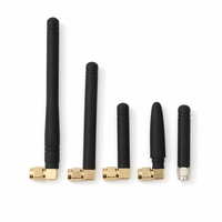 Antenne WiFi pliable à 90 degrés, double bande 2.4-2.5GHz, 2.5dBi, gain élevé, SMA mâle RP-SMA mâle pour routeur, adaptateur sans fil pour PC