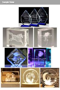 Machine de gravure laser sur <span class=keywords><strong>cristal</strong></span> 2D 3D, imprimante laser sur <span class=keywords><strong>cristal</strong></span> 3D, machine de gravure sous-surface avec ordinateur - Product Image 5
