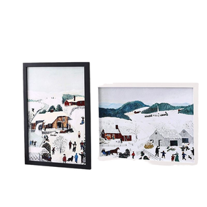 Cadre photo rectangulaire en bois massif fait main, multi-tailles, double usage (mur ou table), ornement décoratif pour la maison, support pour tableaux - Product Image 1
