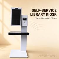 Sistema de Gestión de Biblioteca de Autoservicio con Kiosco de Préstamo y Devolución de Libros RFID con Pantalla Táctil de 21.5 Pulgadas y Múltiples Idiomas