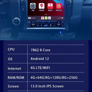 13 Inch Android Car Radio for Toyota Tundra 2014-2021 <b>Stereo</b> Multimedia Video Player GPS Navigation Wireless Carplay 7862 - Product Image 6