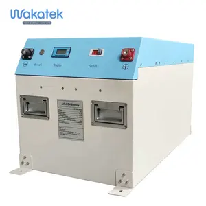 WAKATEK-بطارية ليثيوم, بطارية ليثيوم أيون lifePO4 200AH 24V/48V 5KWH 10KWH 48v