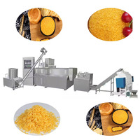 Ligne de production polyvalente de chapelure de pain pour diverses saveurs, chapelure de pain colorée pour la production de snacks, machine à chapelure de pain