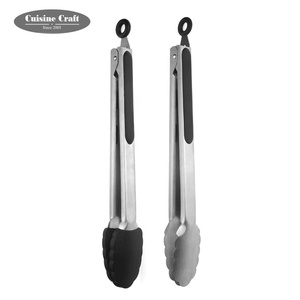 Venta caliente utensilios de <span class=keywords><strong>cocina</strong></span> juego de pinzas para servir de 2 piezas de 9 y 12 pulgadas pinzas de silicona para alimentos - Product Image 3