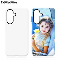Coque de téléphone portable 3D 2-en-1 en TPU+PC pour la série A26, anti-rayures, antichoc, étanche, film vierge DIY