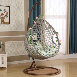 Round Adult Cast Iron <strong>Single</strong> Seat Iron Bird <strong>Swing</strong> Designs, Outdoor <strong>Swing</strong> Basket - Product Image 3