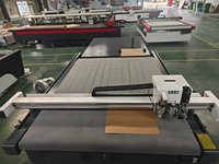 Máquina de corte de papel de alta velocidad para fábrica, cortadora digital plana CNC con troquel para parasoles, con certificación CE ISO