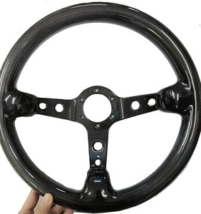 <span class=keywords><strong>Volant</strong></span> intérieur pour voiture en fibre de carbone personnalisée Finition chinoise Matériau de tissage performant Brillant - Product Image 1