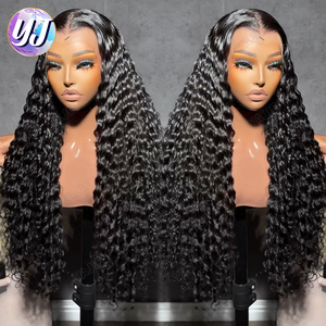 Nguyên liệu Việt Nam tóc HD ren phía trước tóc giả tóc con người sóng nước Brazil Trinh Nữ tóc Mật độ 180% 13x6 nước xoăn ren đóng cửa - Product Image 2